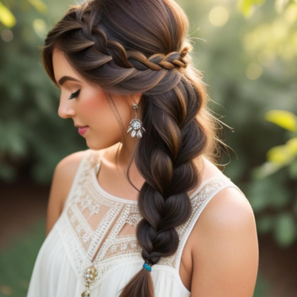 Boho Knotless Braids