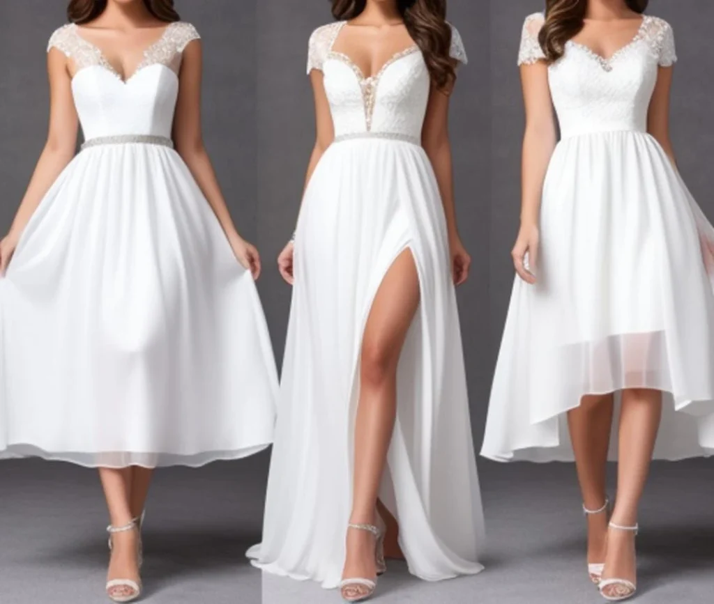 white party dresses